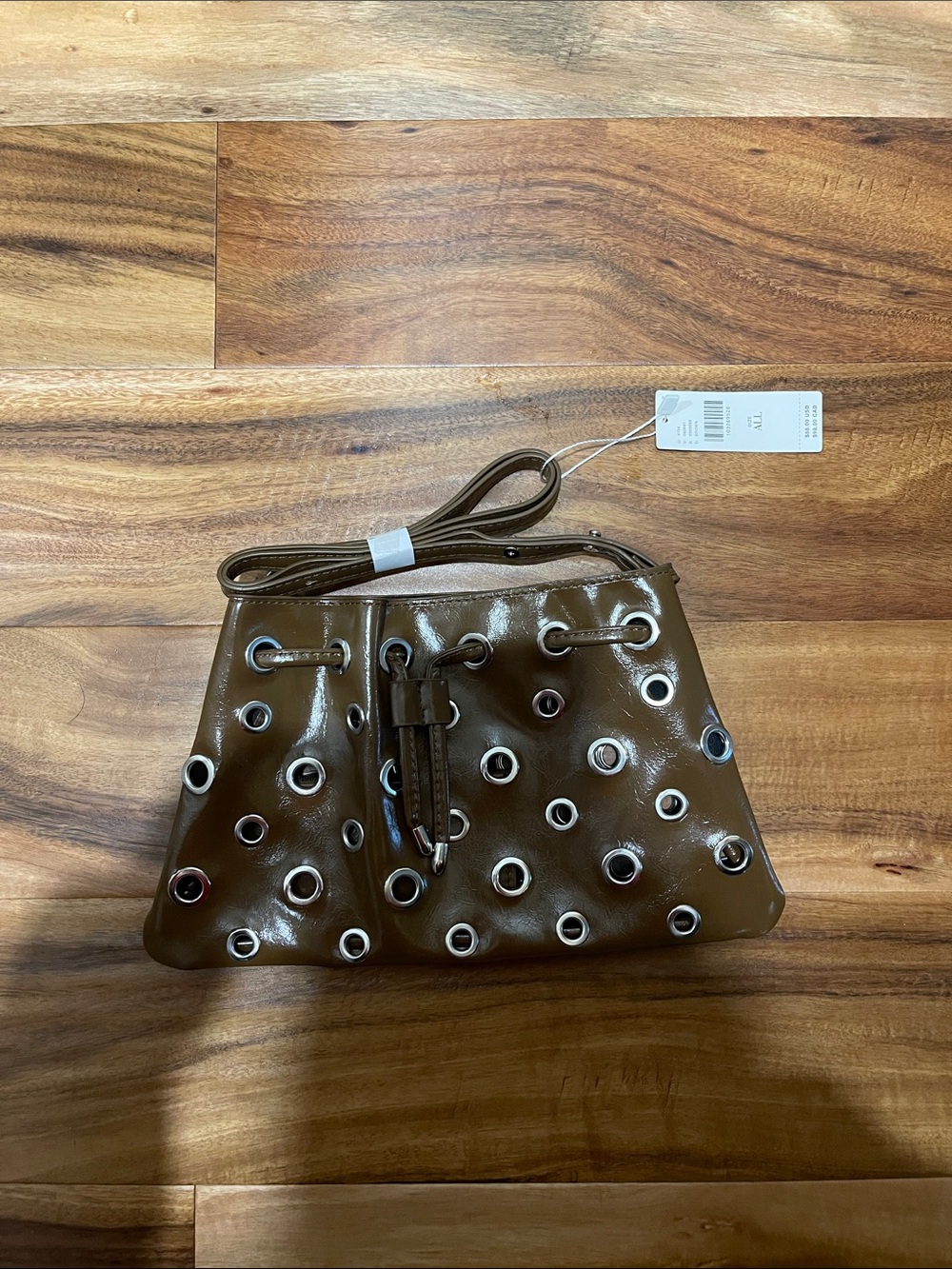 Anthropologie brown Grommet Crossbody Bag - Women